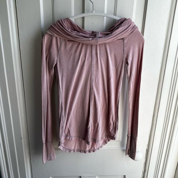 Free People Cosmo Cowl Neck Long Sleeve Shirt - Picture 8 of 8